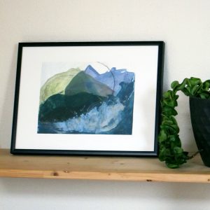 "Alpine", mixed media painting by Cathy Durso