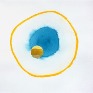 Blue Eclipsed Sun