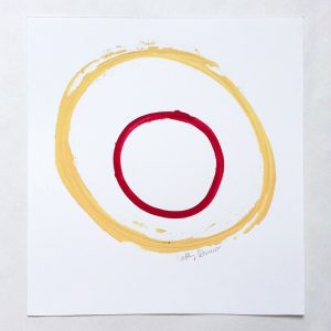Yellow Red Circle