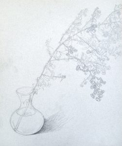 Fall Flowers drawing by Cathy Durso