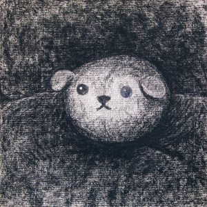 Mameshiba drawing by Cathy Durso