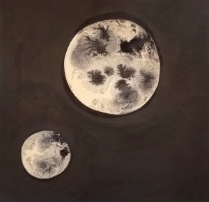 Moon drawing by Cathy Durso